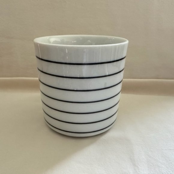 Black and White Stripe Coffee Mug - Picture 5 of 8